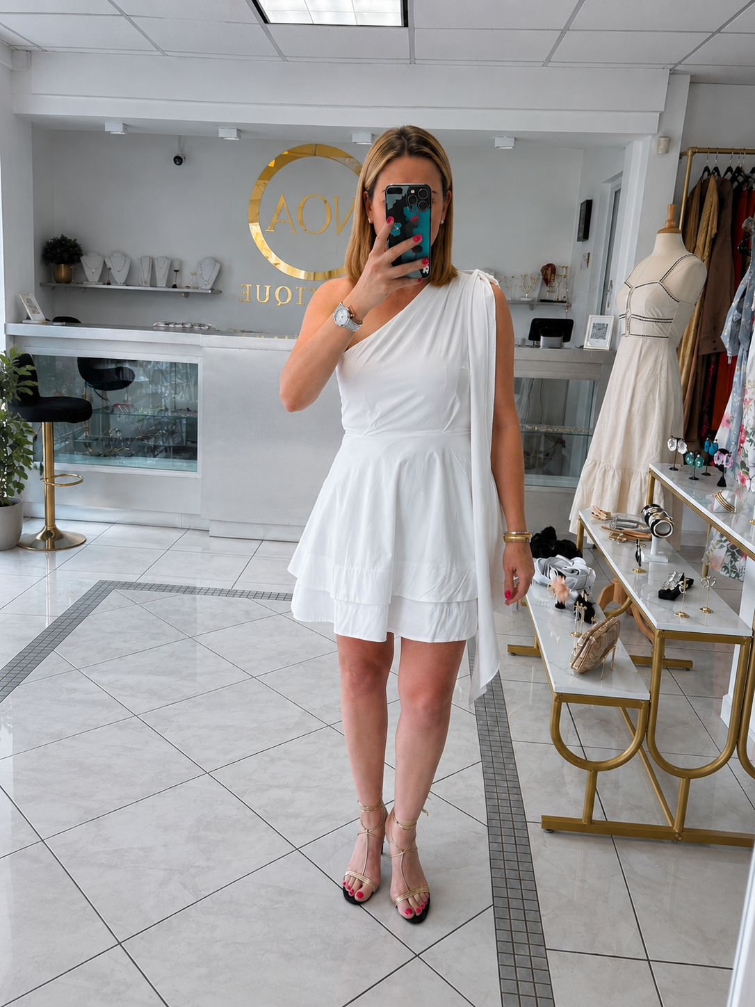 Amalfi White Dress