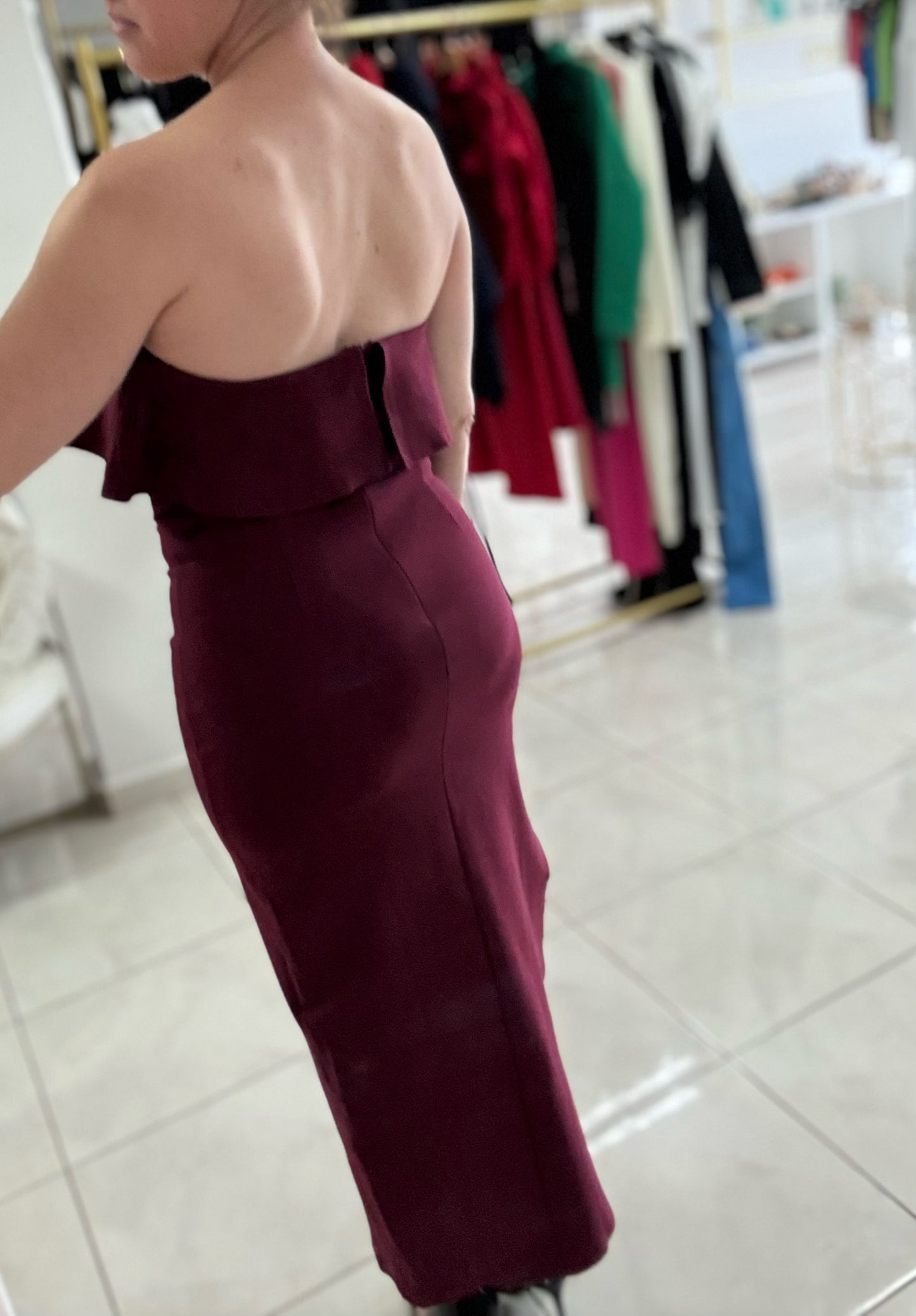 Noa Thigh slit dress