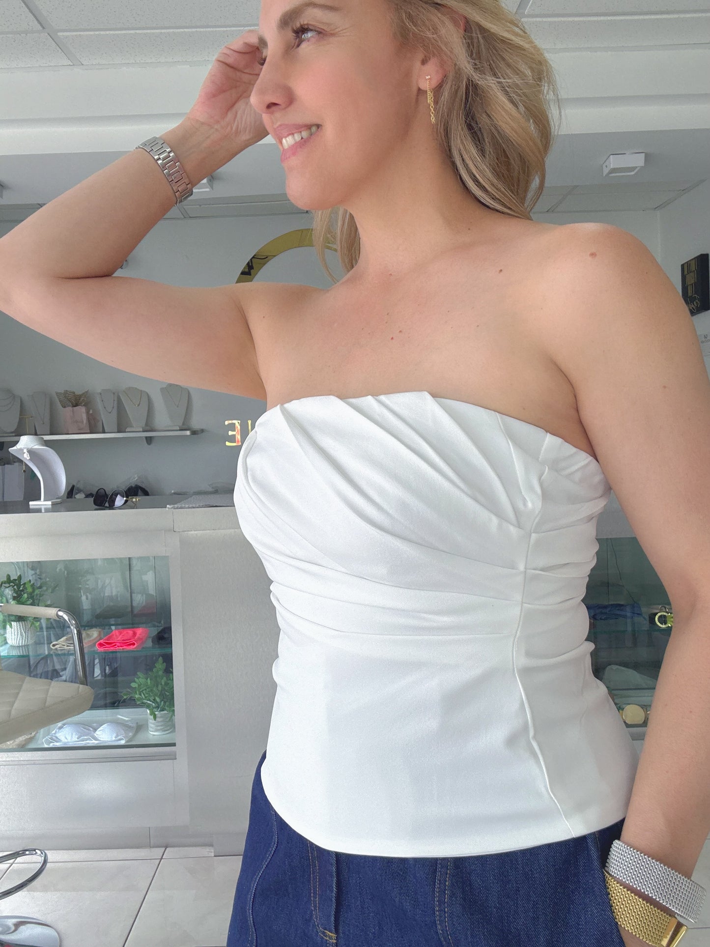 London off shoulder top