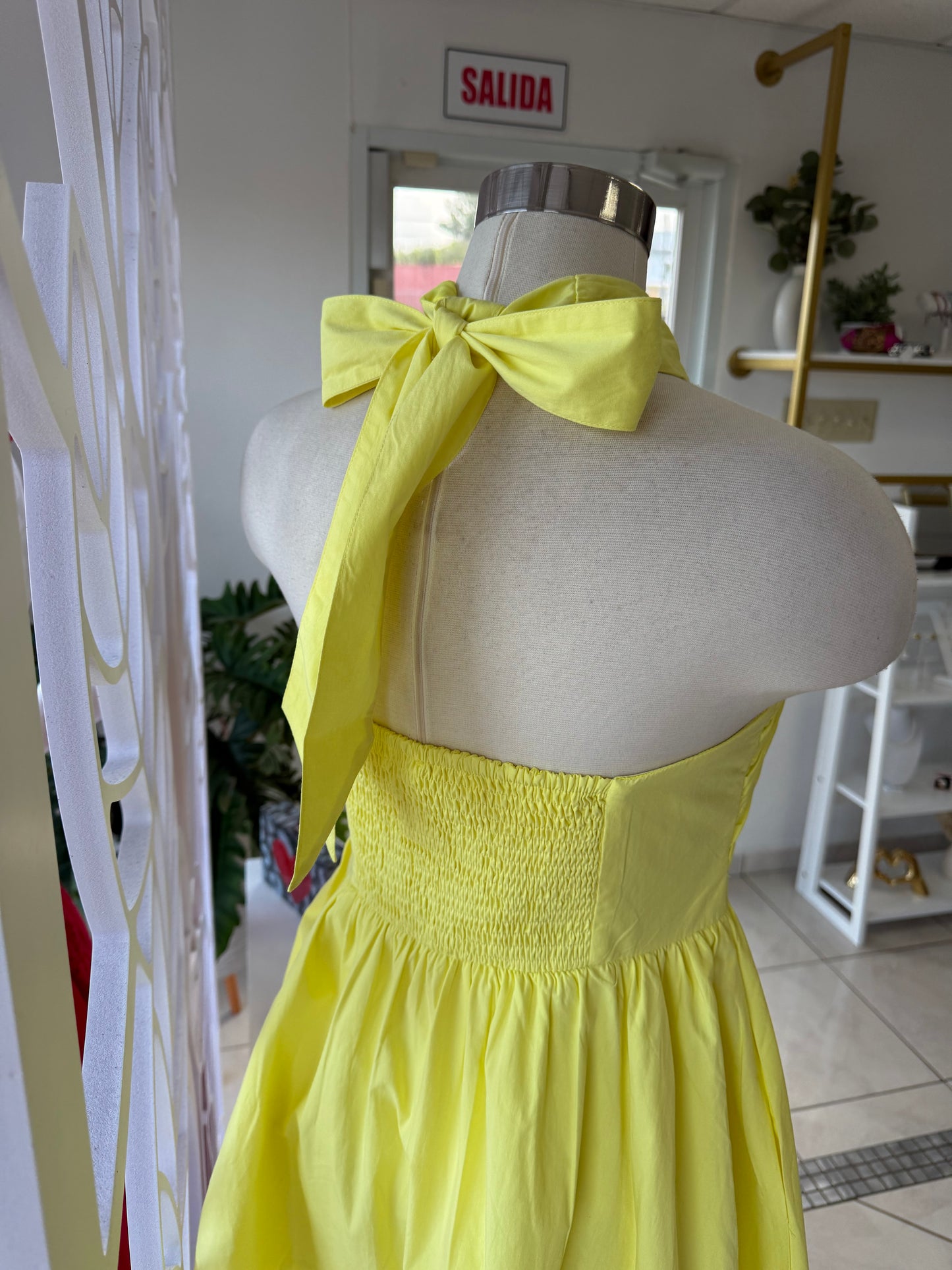 Kimberly halter short dress