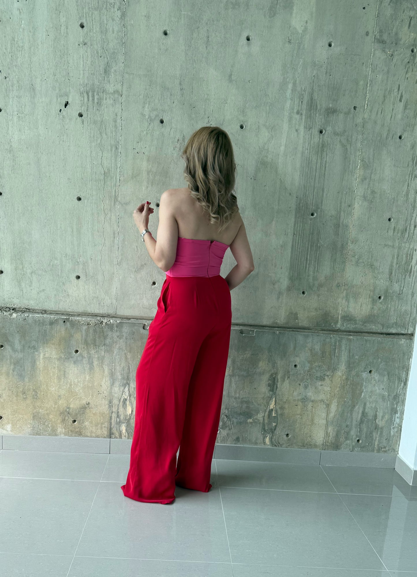 Josie color block jumpsuit