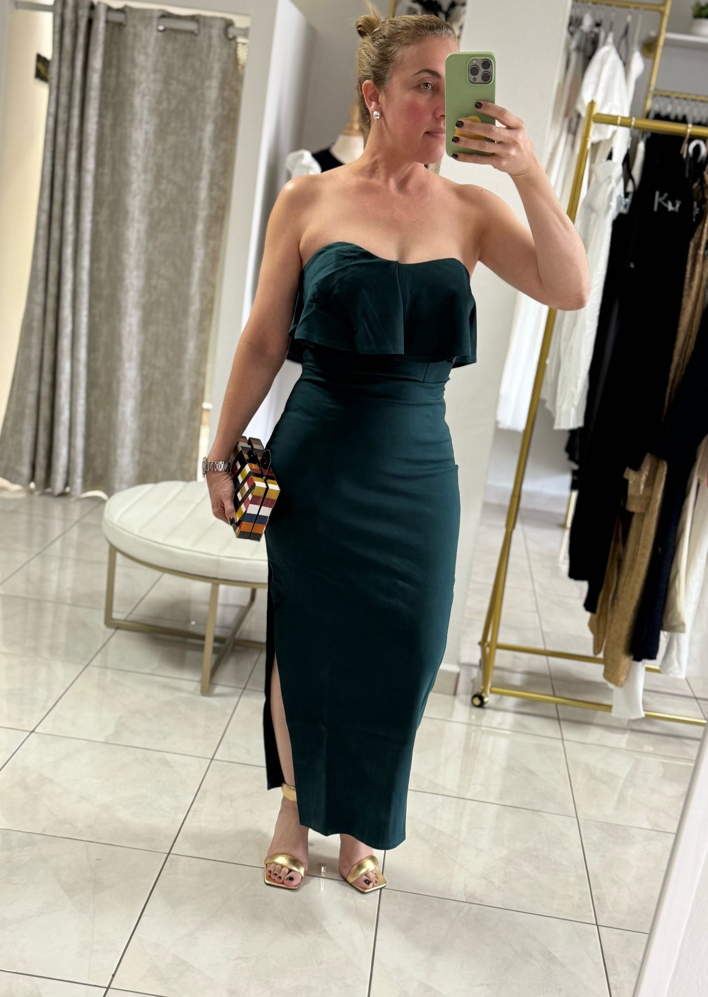 Noa Thigh slit dress