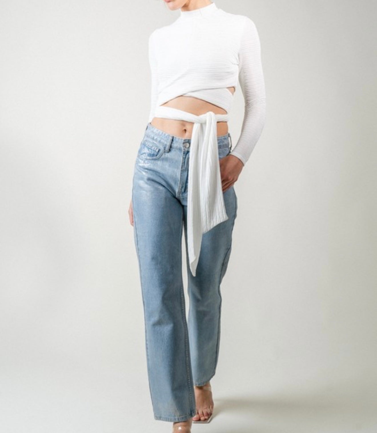 Round band cross tie top