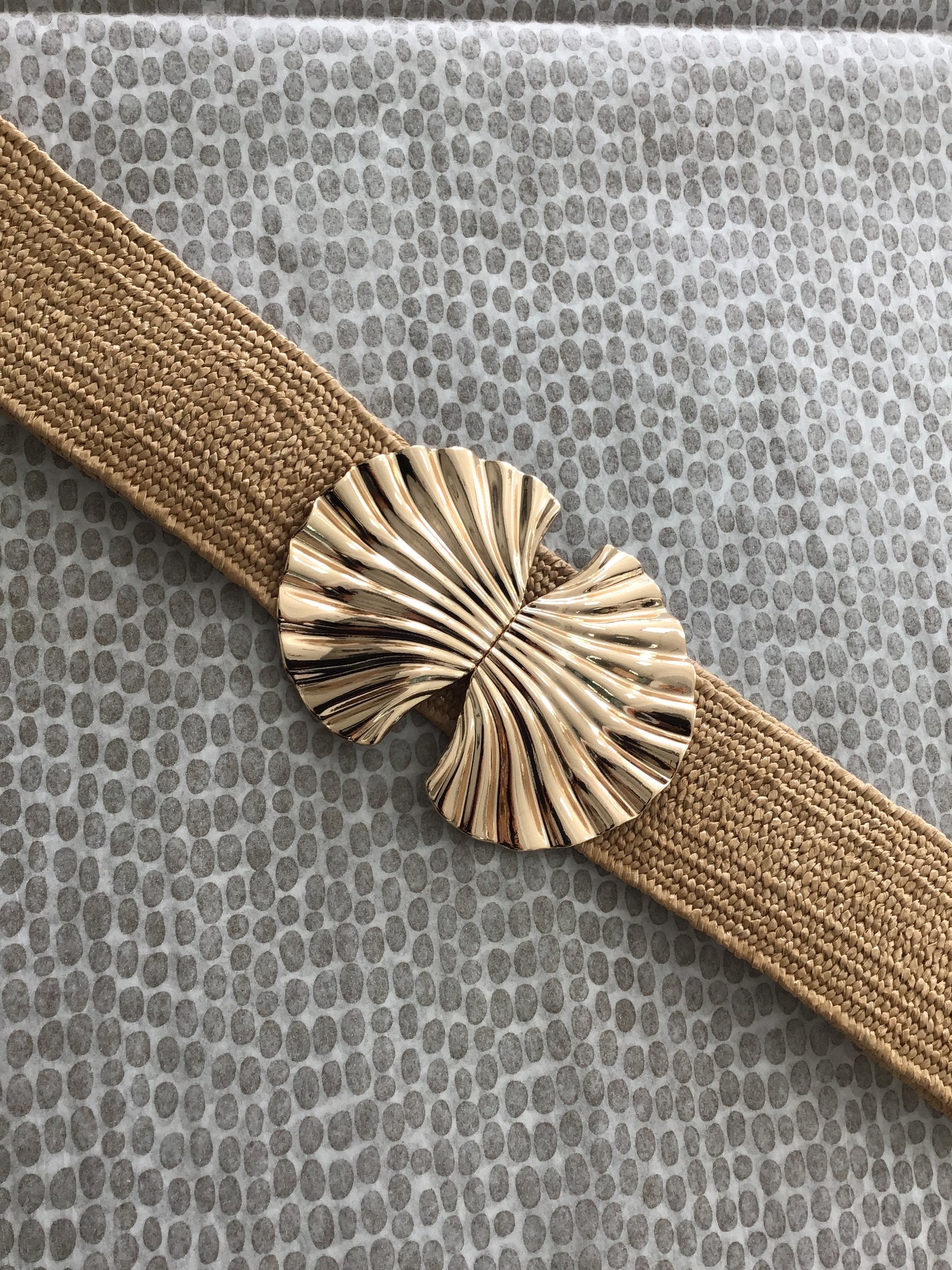 Boho camel belt