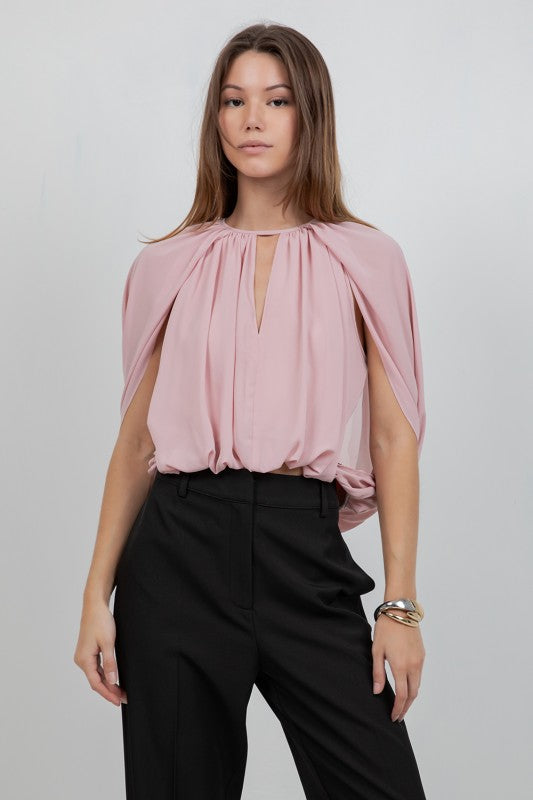 Statement cape top