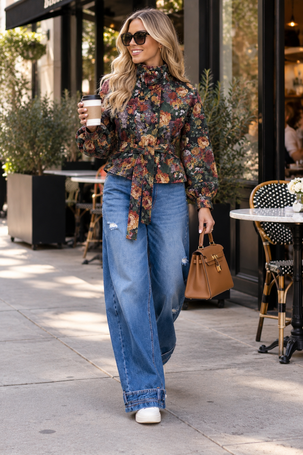 Jacquard vintage jacket