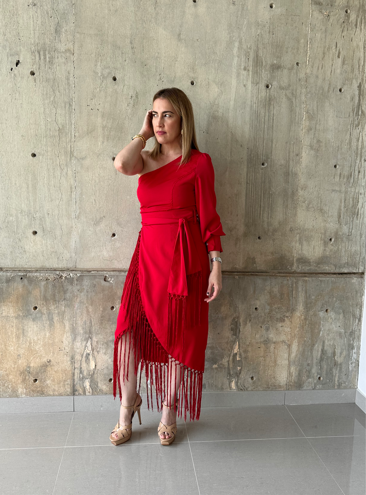 Diana Midi fringe Dress