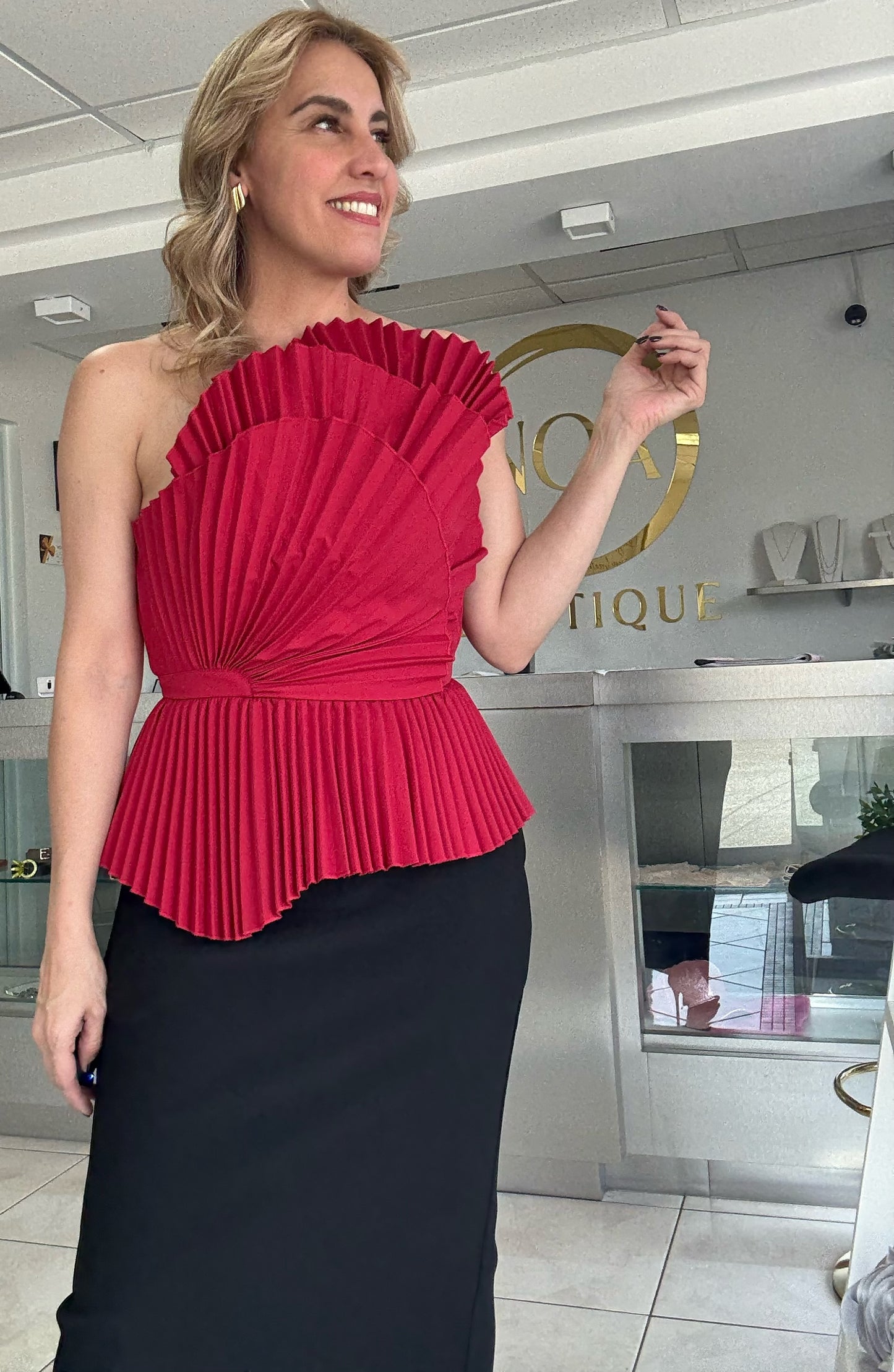 Blusa Avant Garde Plisada