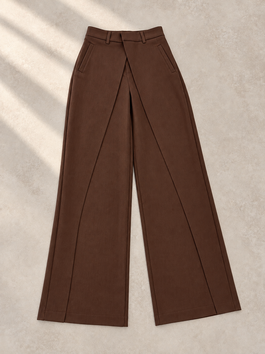 Wrap front detail pant
