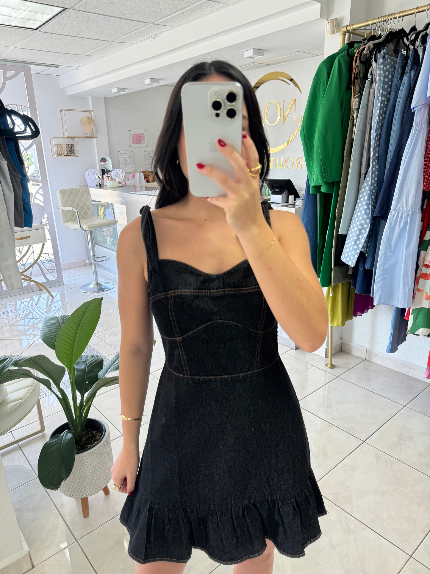 Denim Mini Dress