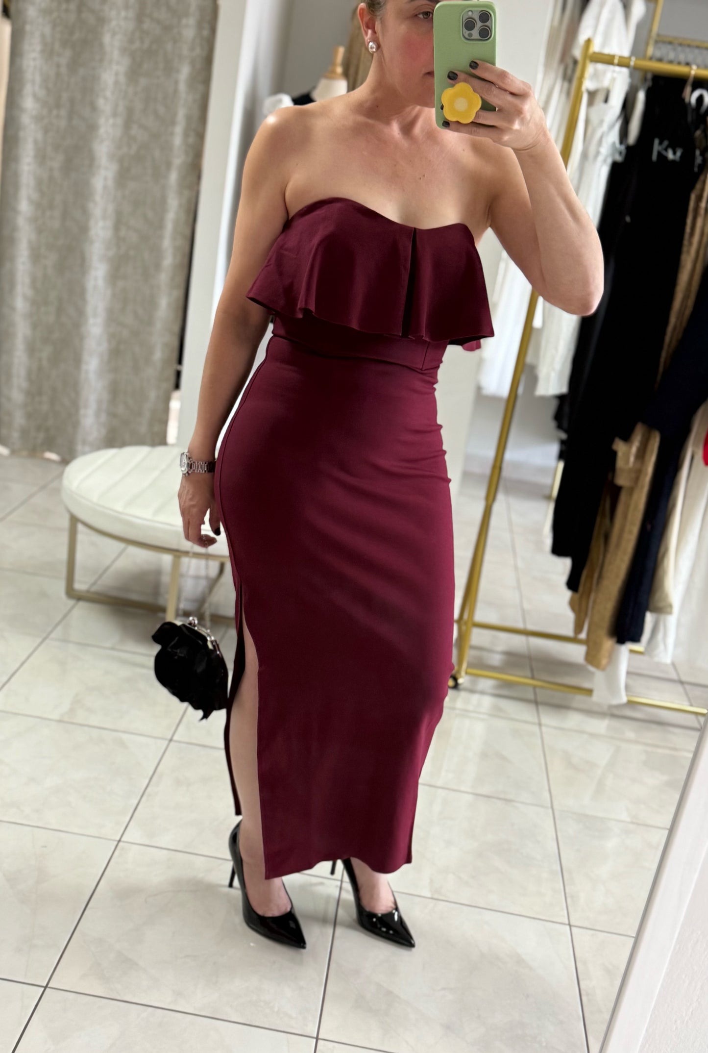 Noa Thigh slit dress