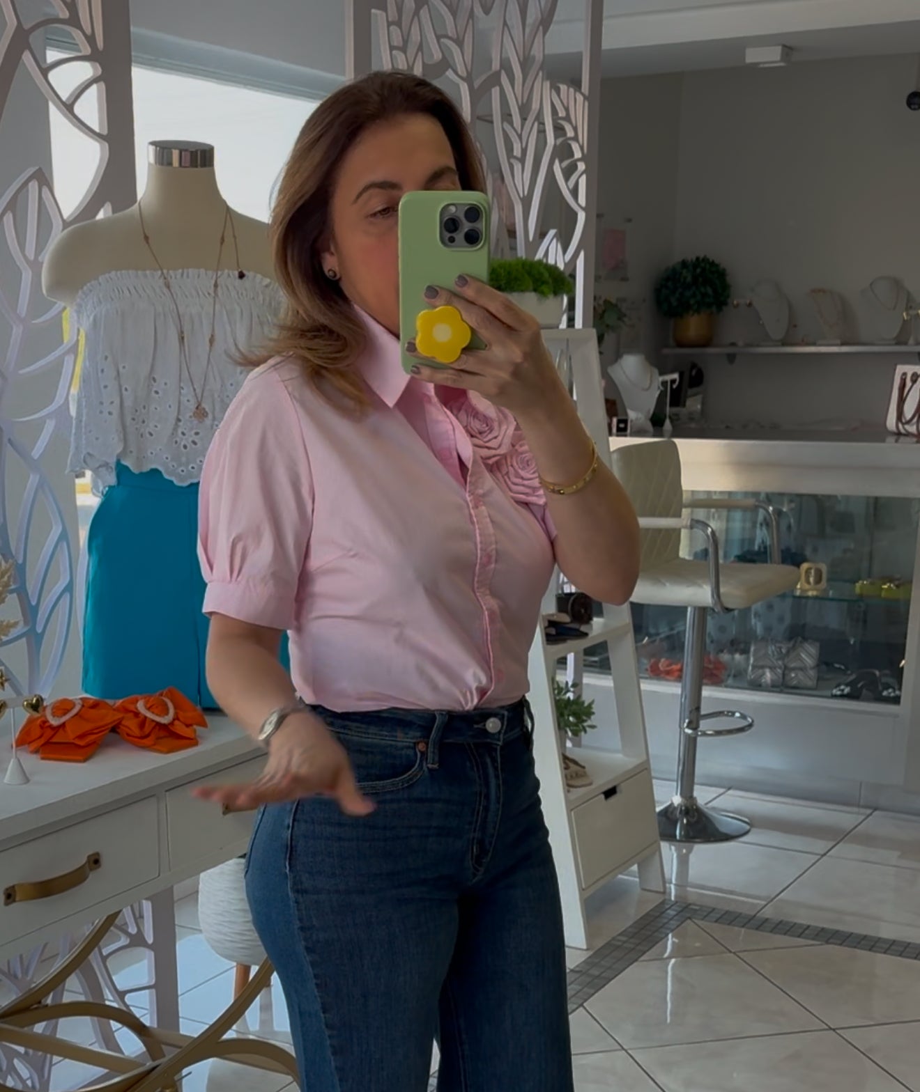 Blush Bloom Blouse