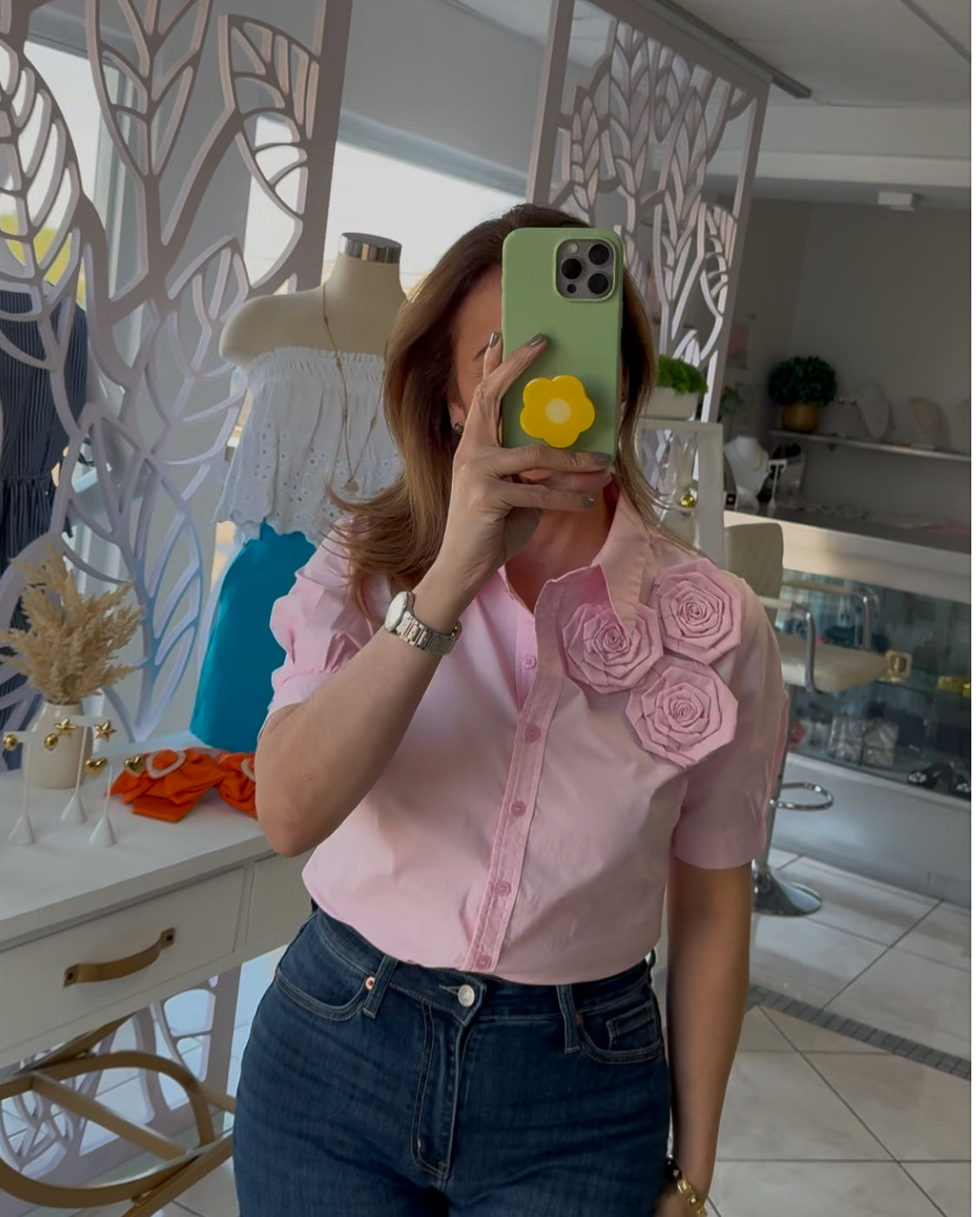 Blush Bloom Blouse