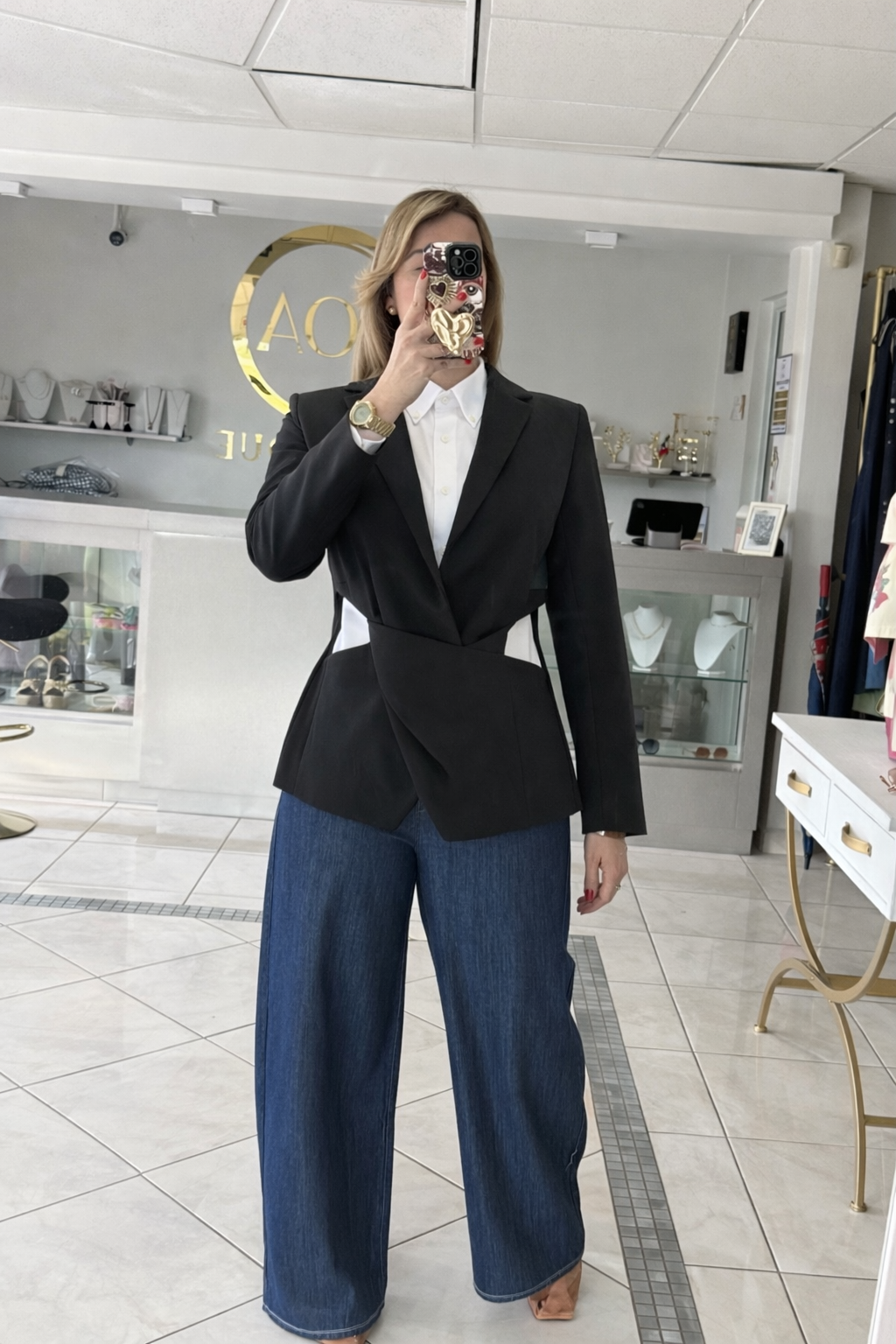 Cut out blazer