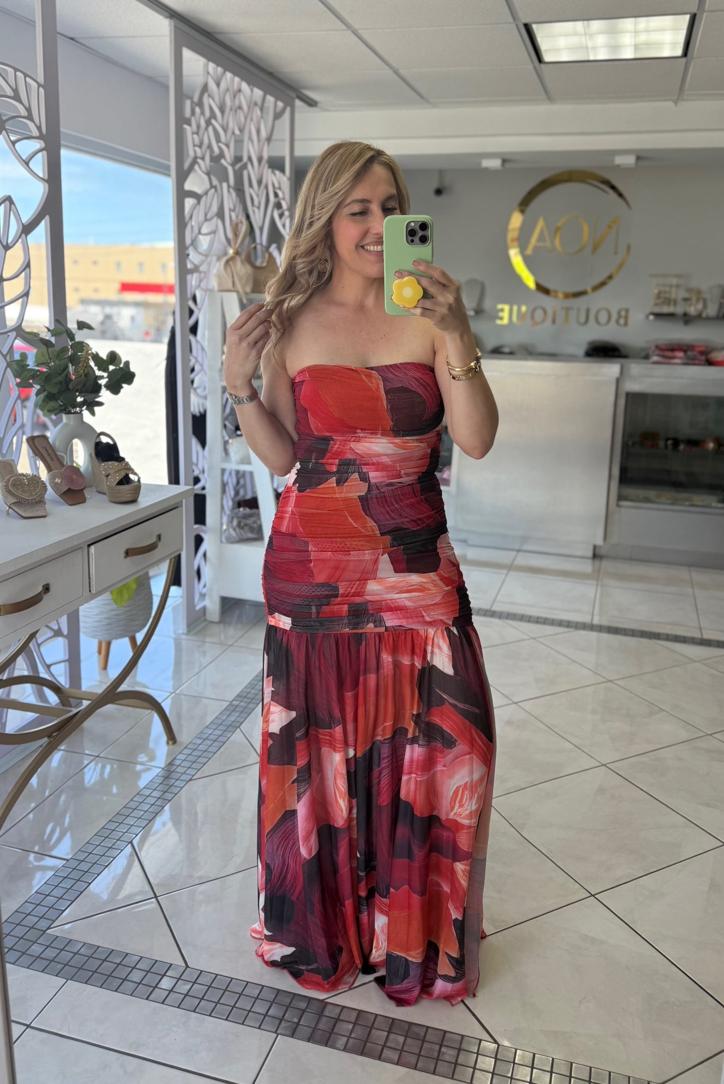 Floral Long Dress