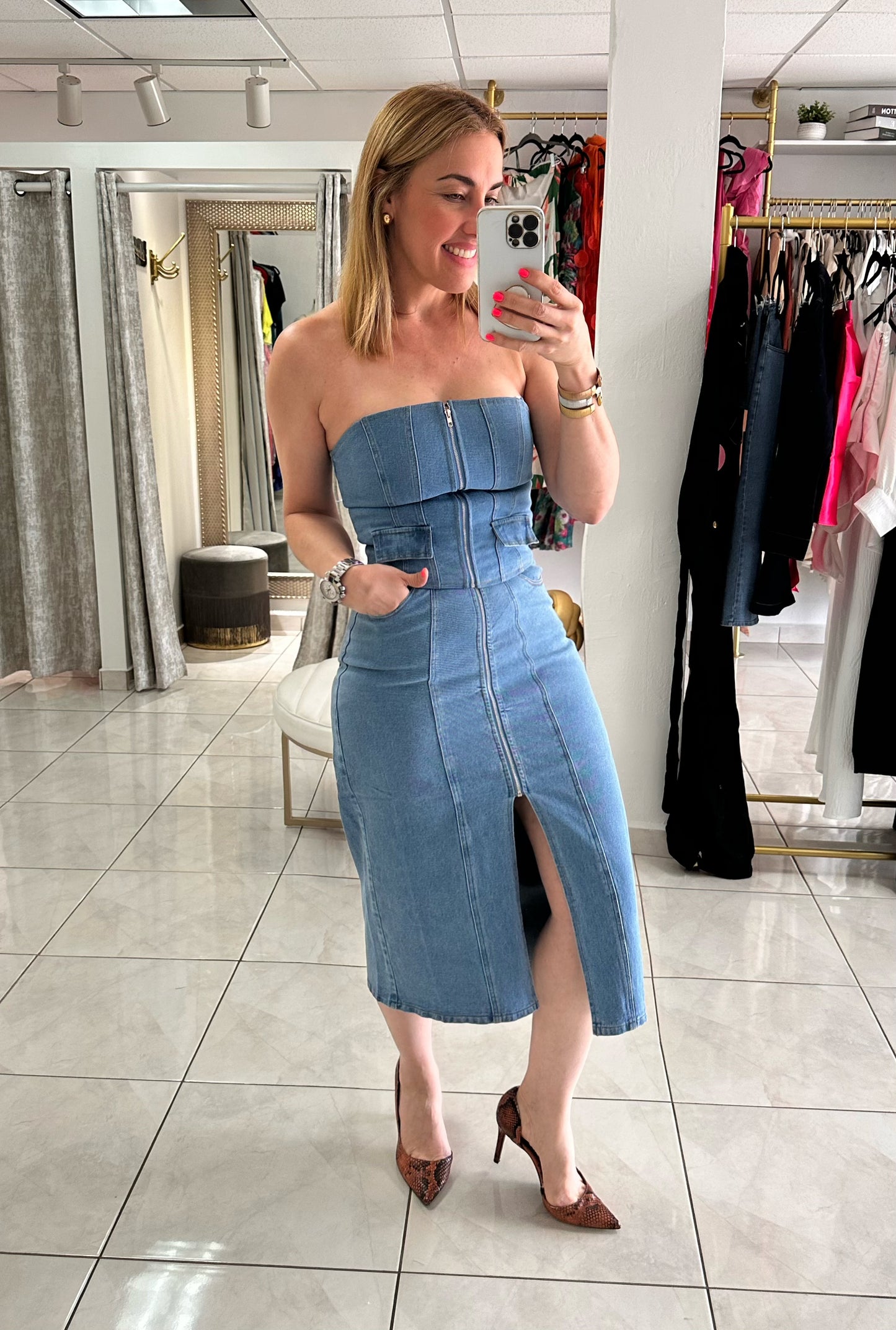 Everly Denim Set