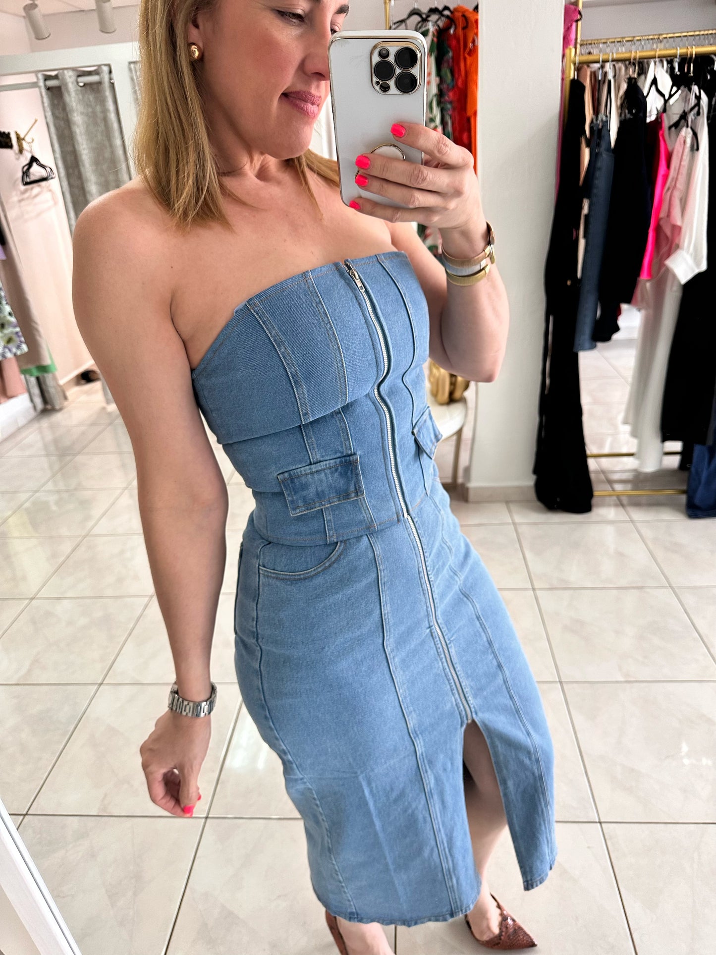 Everly Denim Set