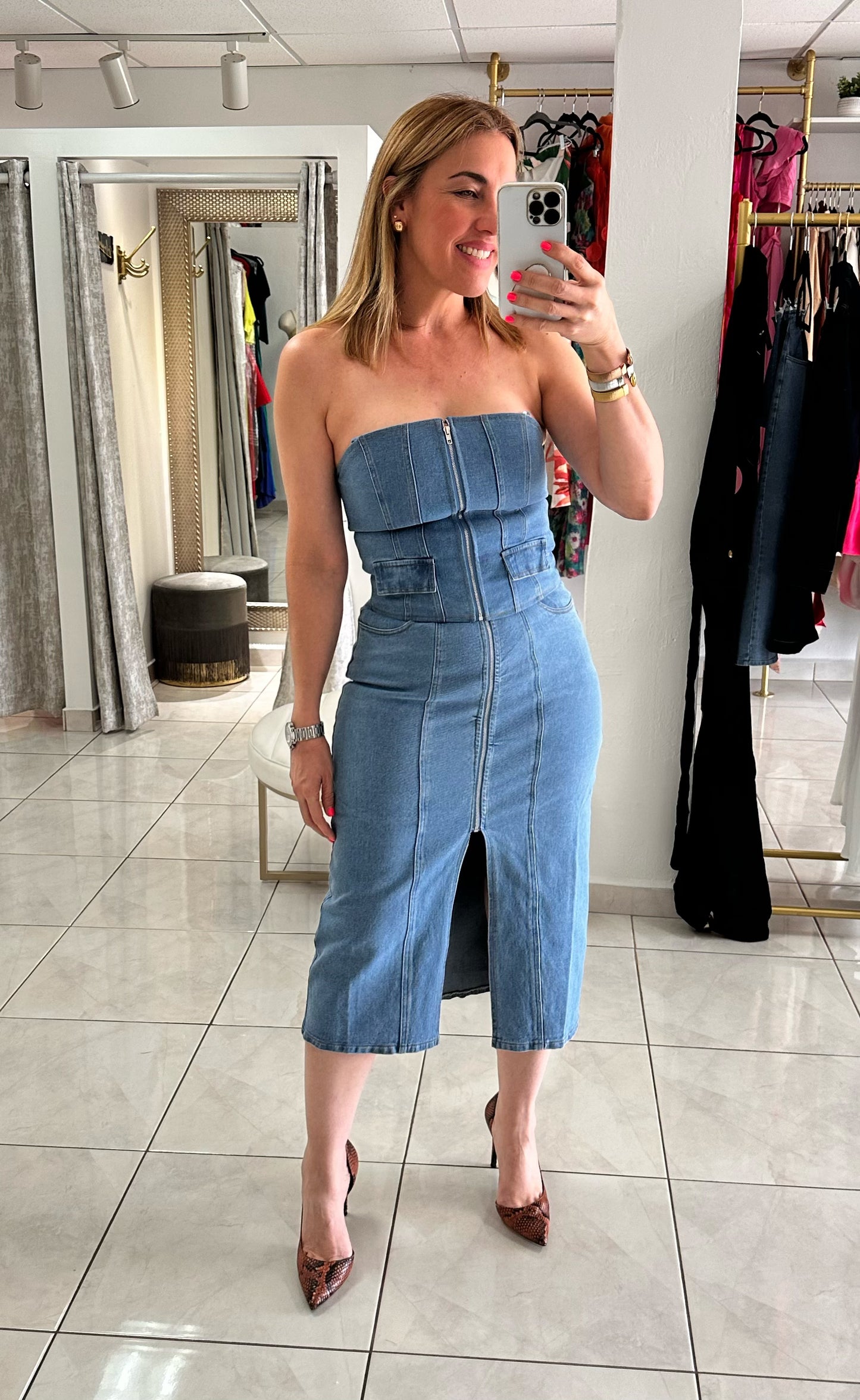 Everly Denim Set