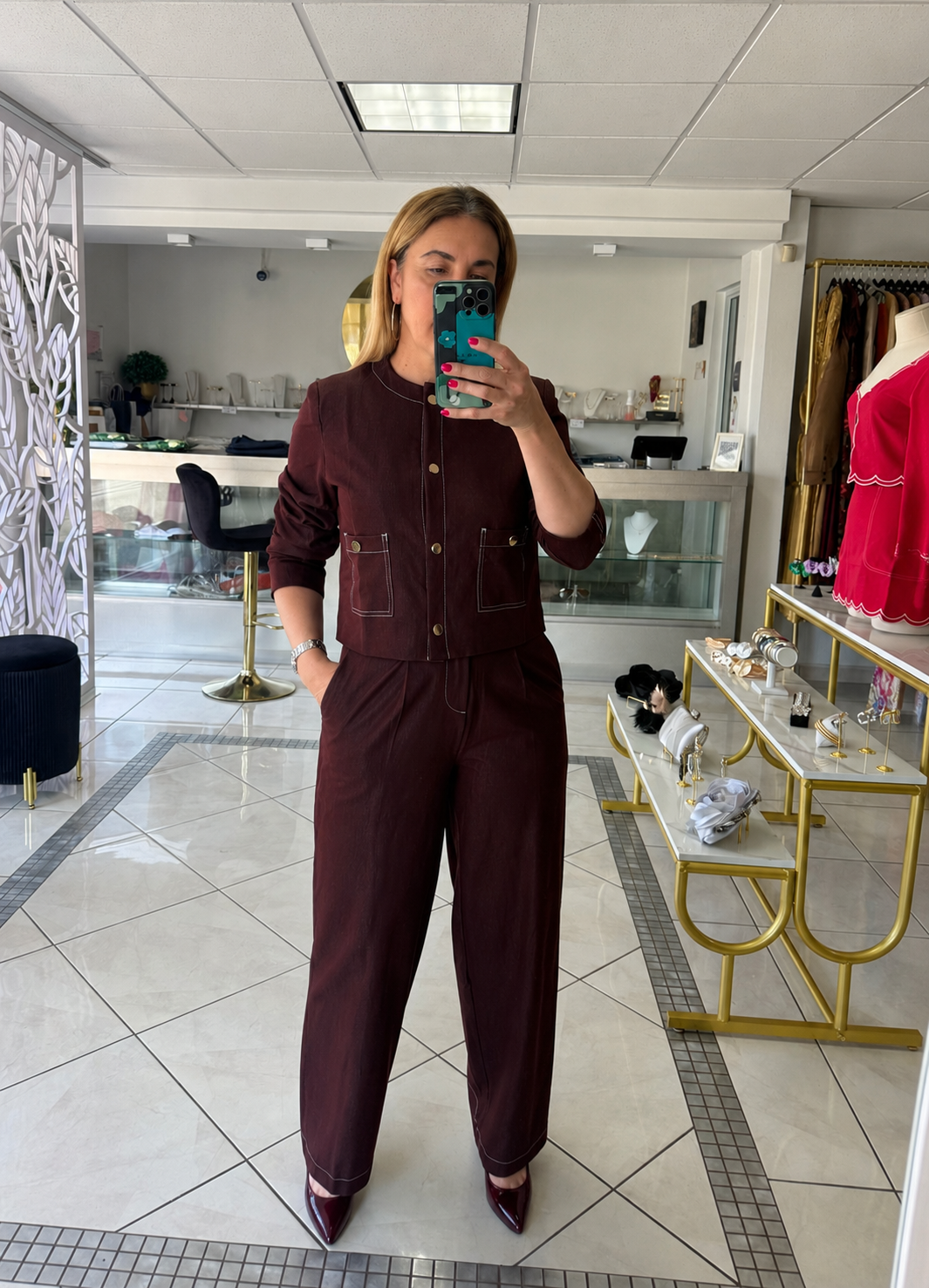 Burdeos Longsleeve Set
