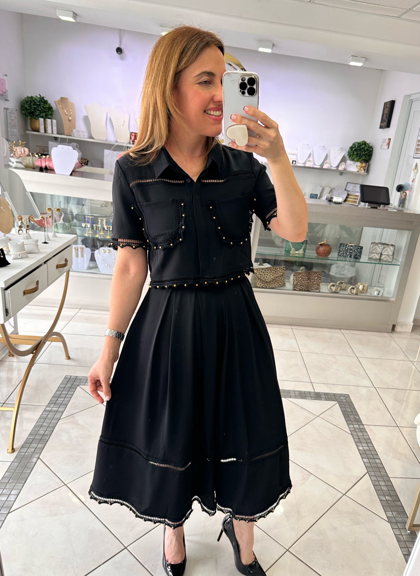 Mila Midi skirt set