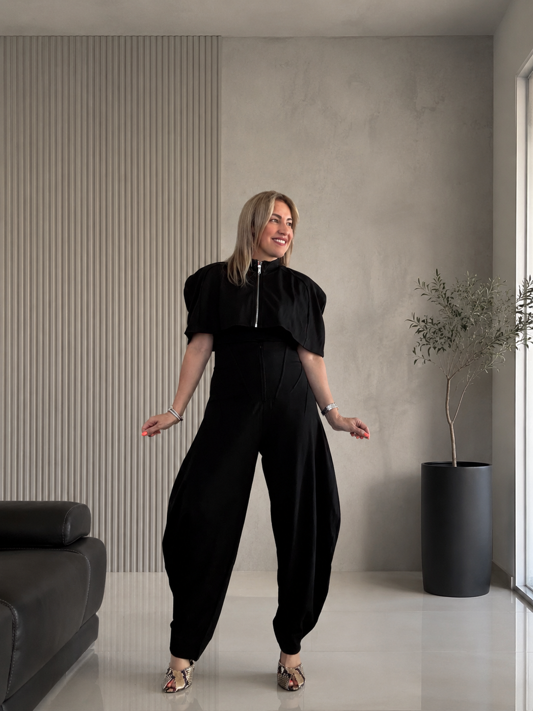 Cape pant set