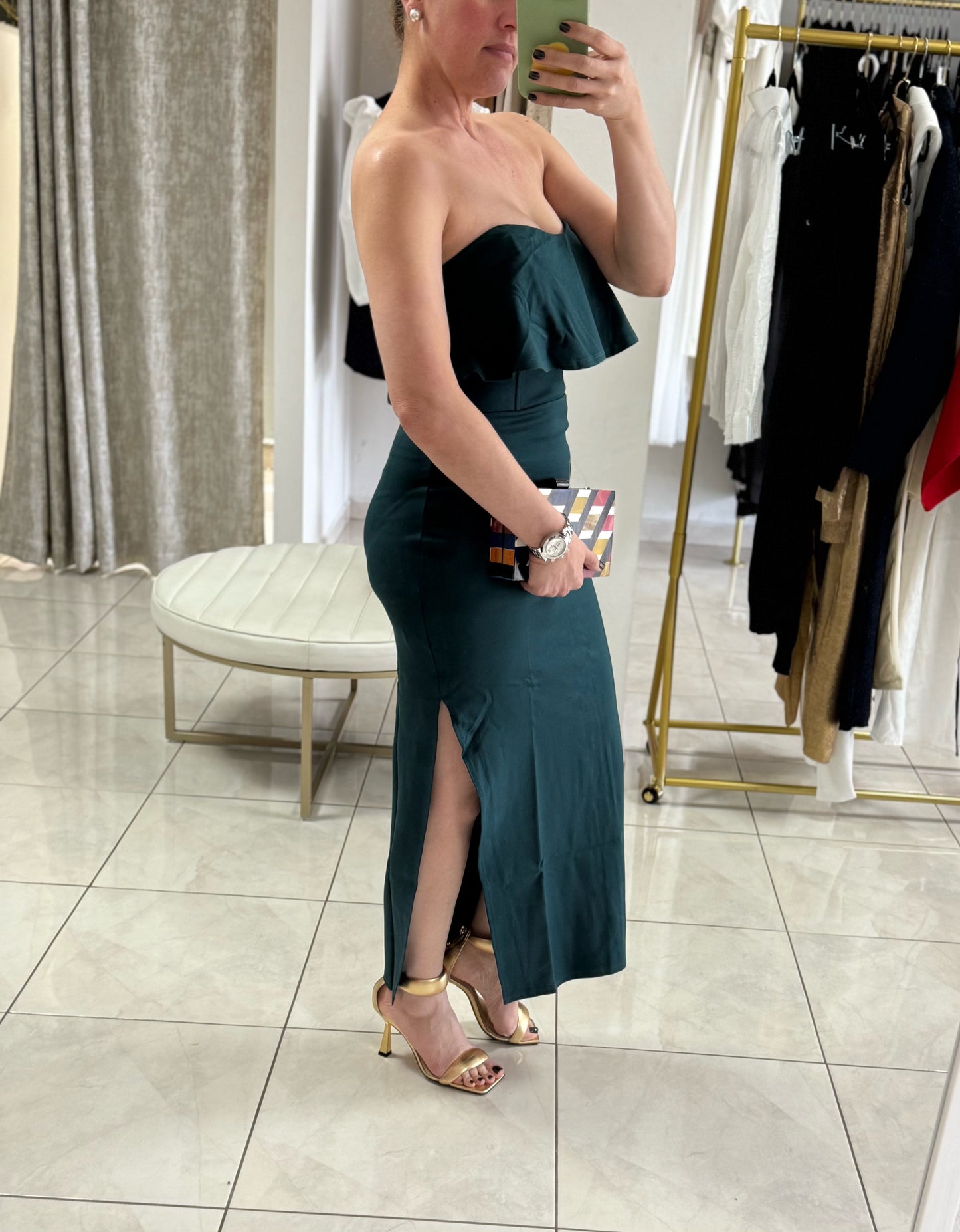 Noa Thigh slit dress