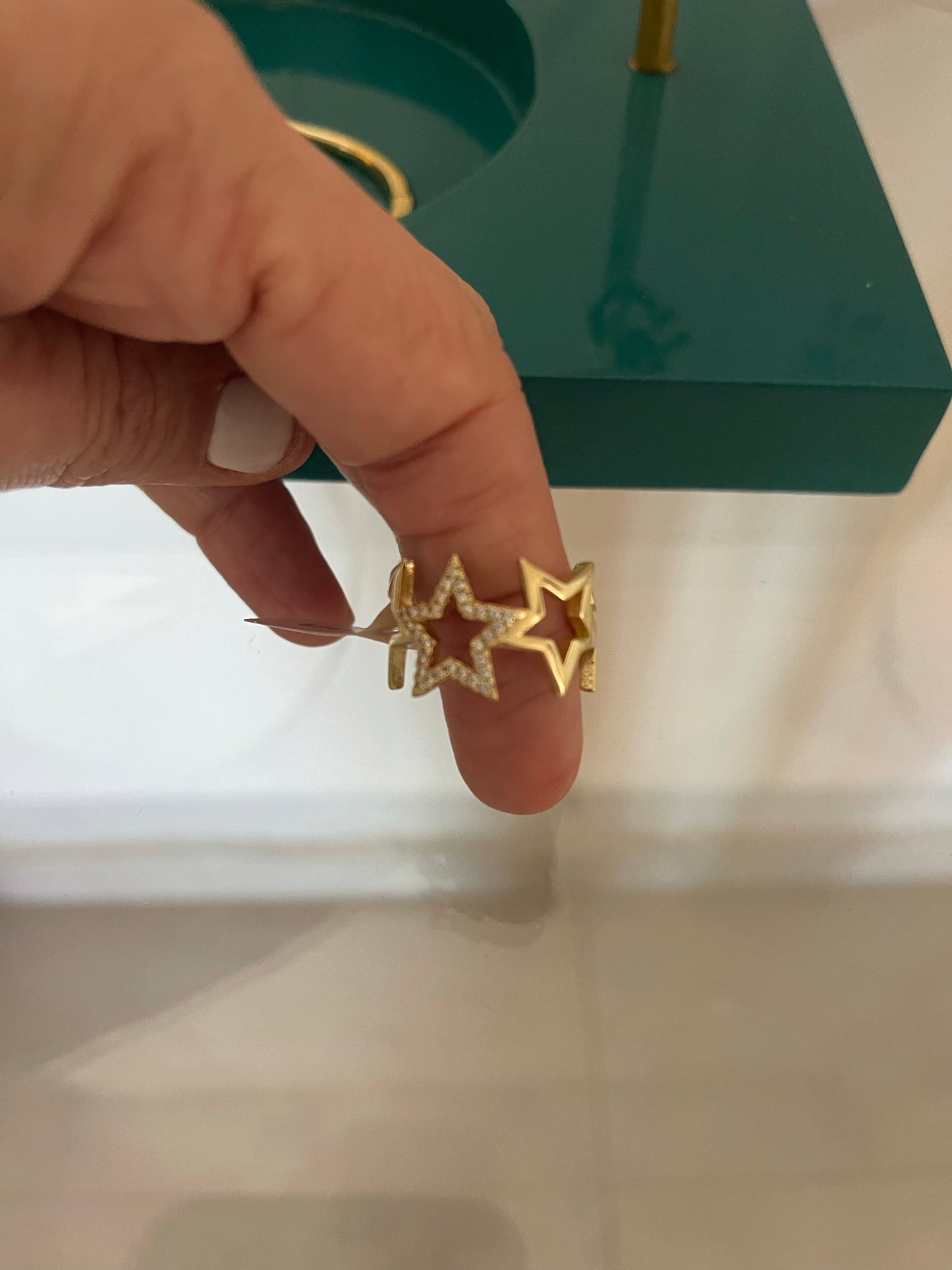 CZ constellation ring