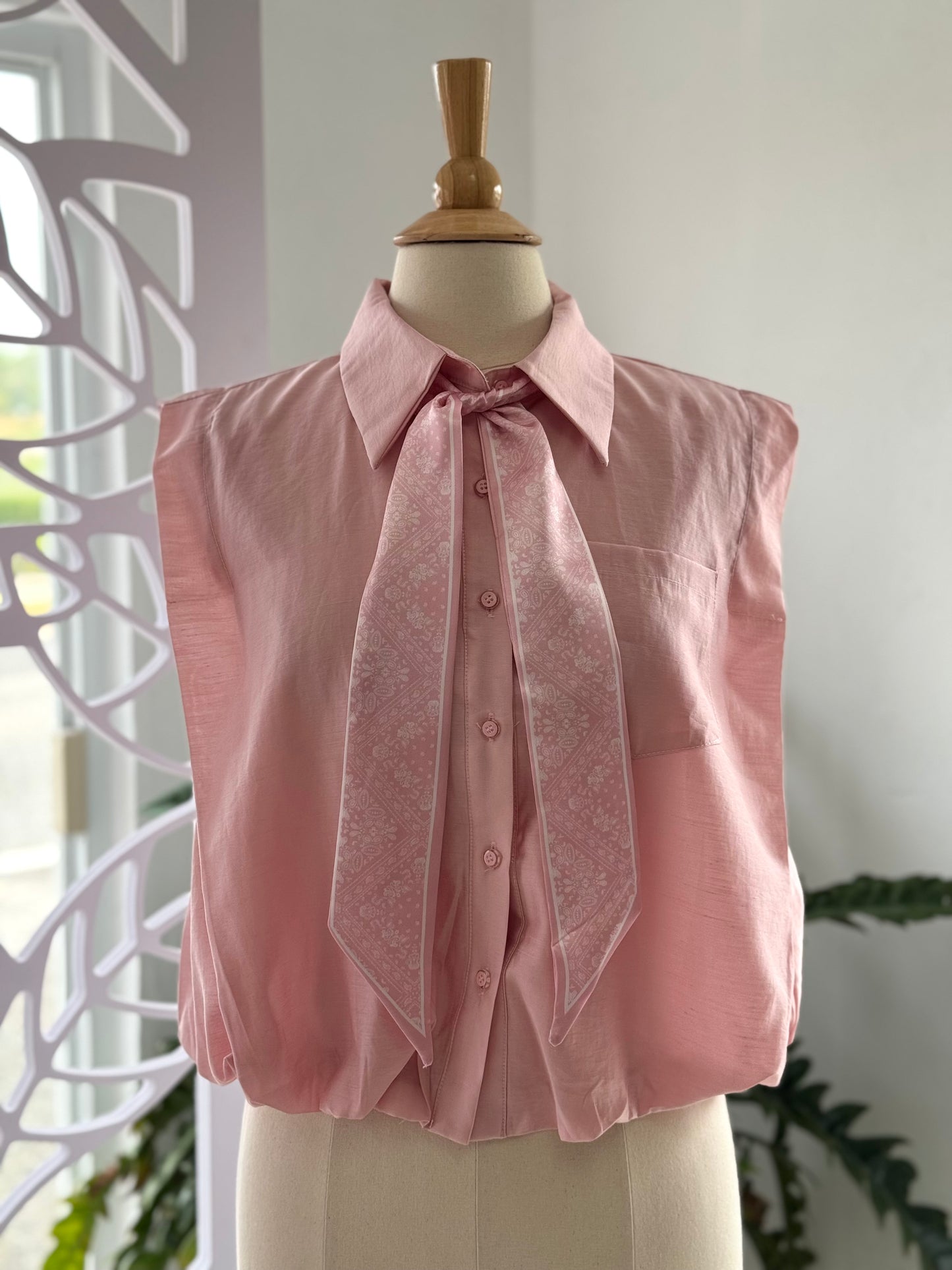 Pink Whisper Blouse