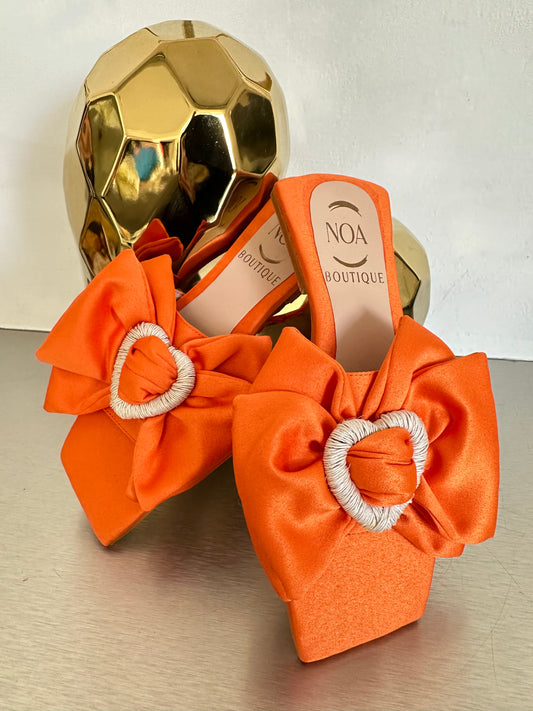 Tangerine sandals