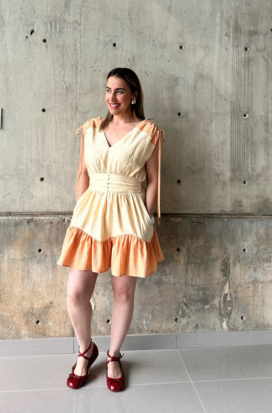 Apricot Dress