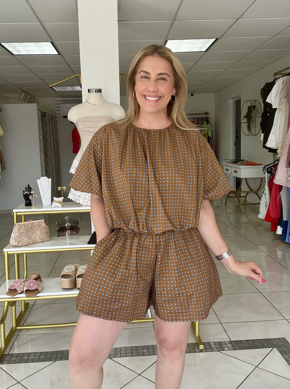 Dot print short set