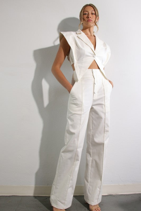 Galilea vest and pant set