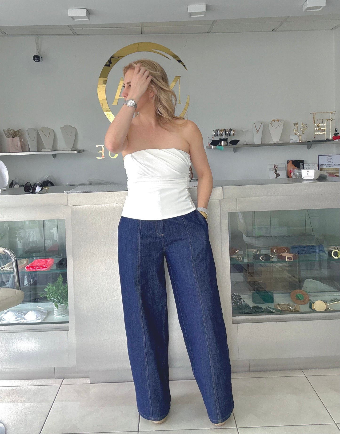 London off shoulder top