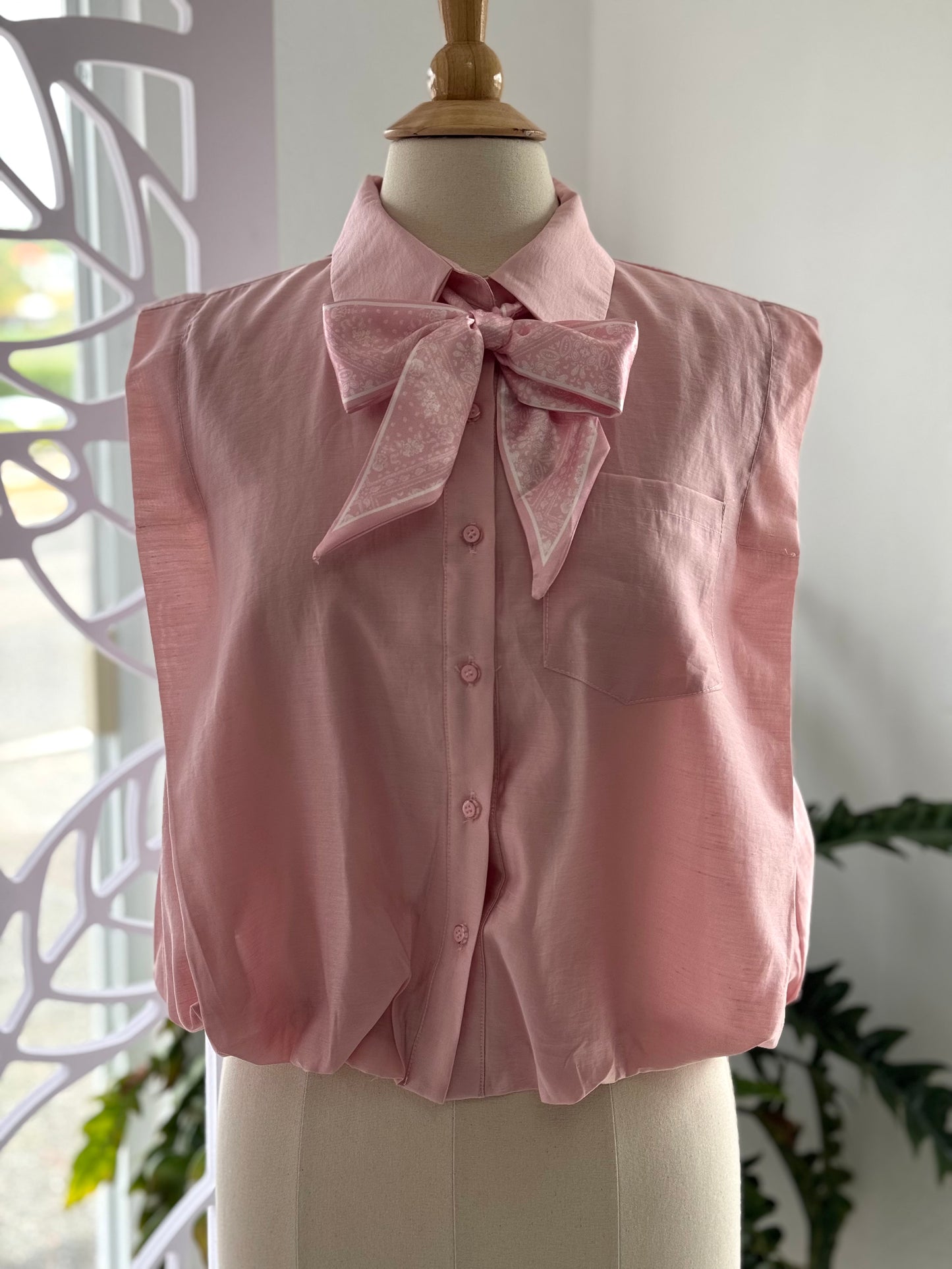 Pink Whisper Blouse