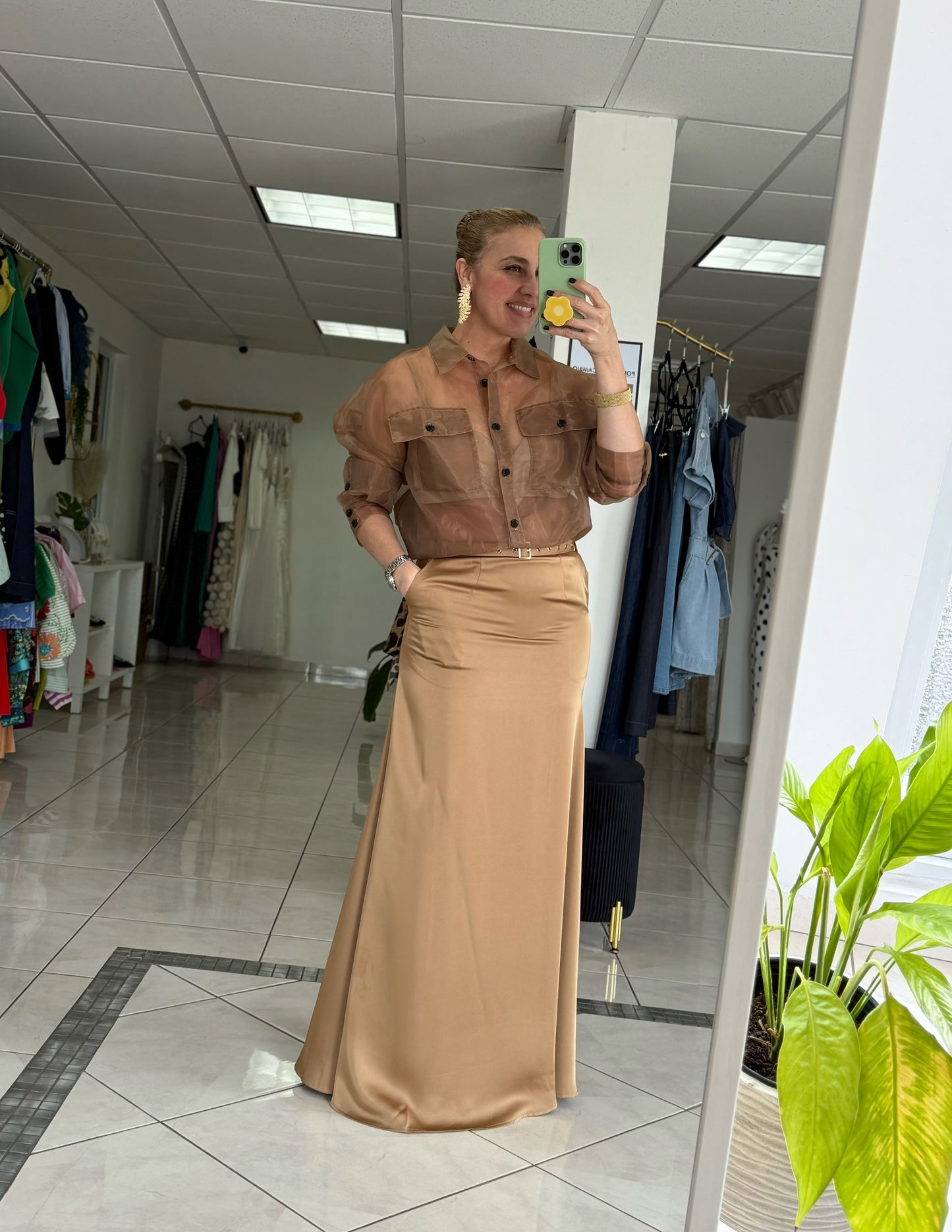 Leonor long skirt set