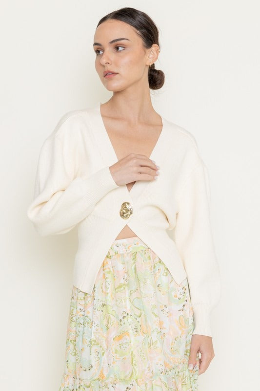 Golden touch cardigan