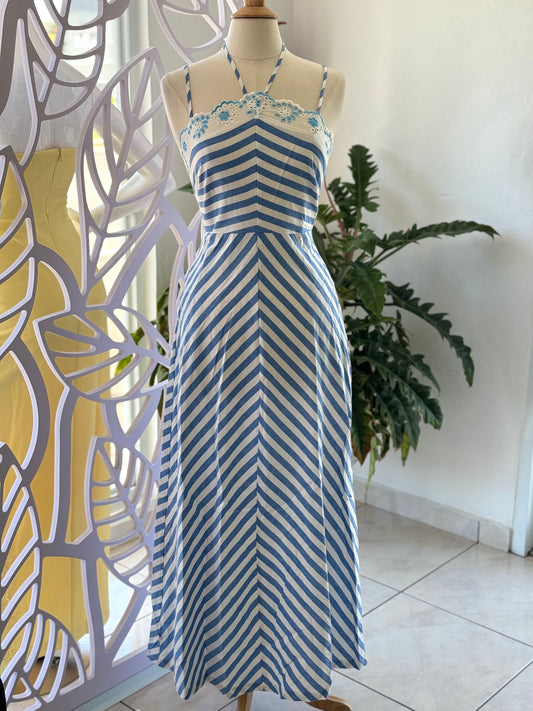 Genesis stripe maxi dress
