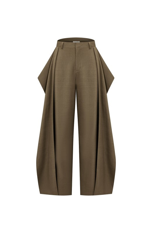 Wood brown pant