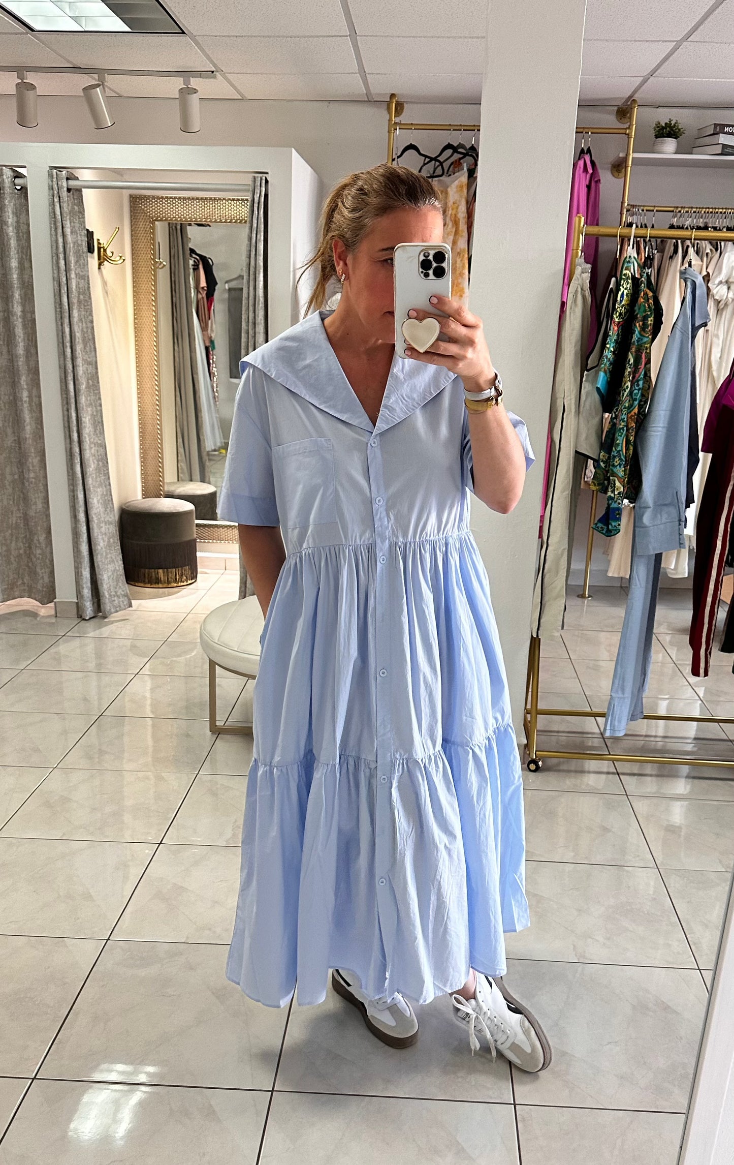 Sailor collar dress