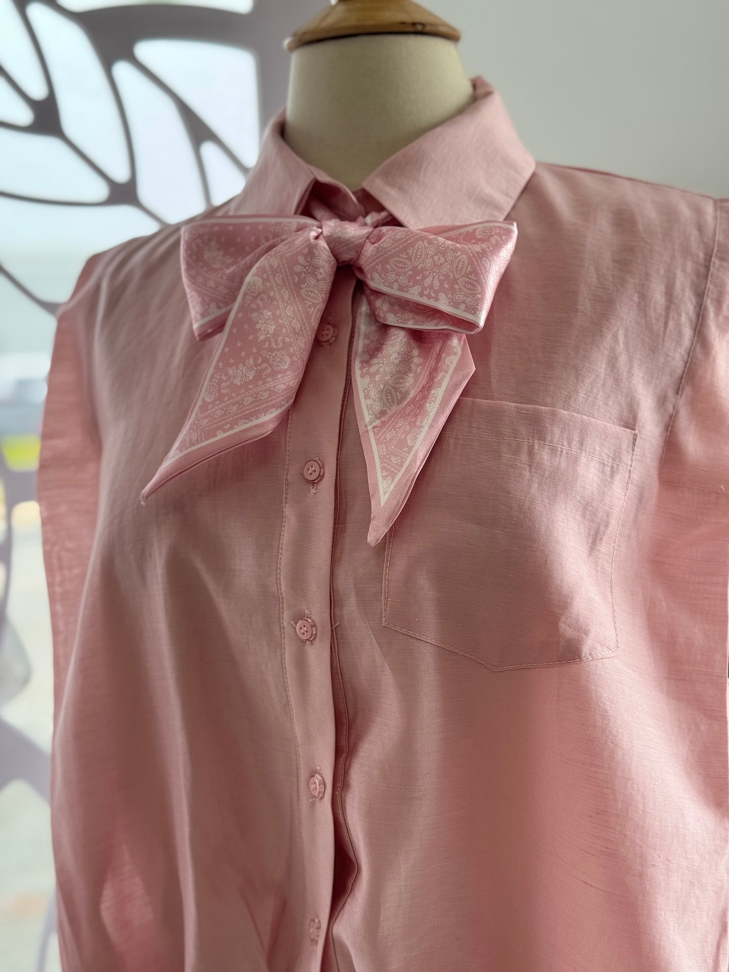 Pink Whisper Blouse