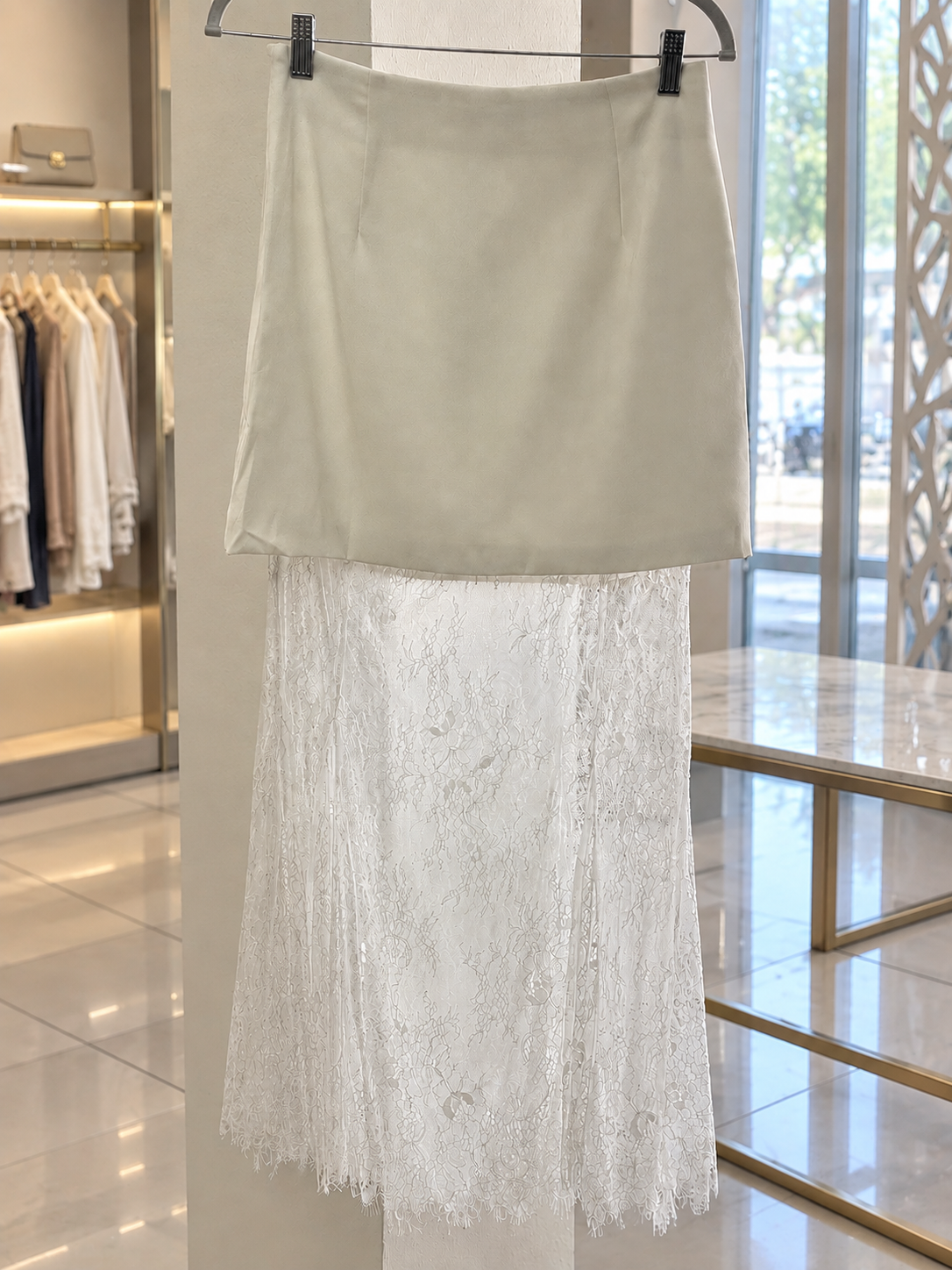 Grace in White Skirt