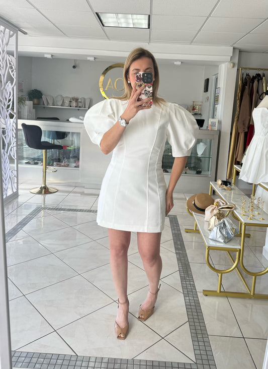 Valeria puff sleeve dress