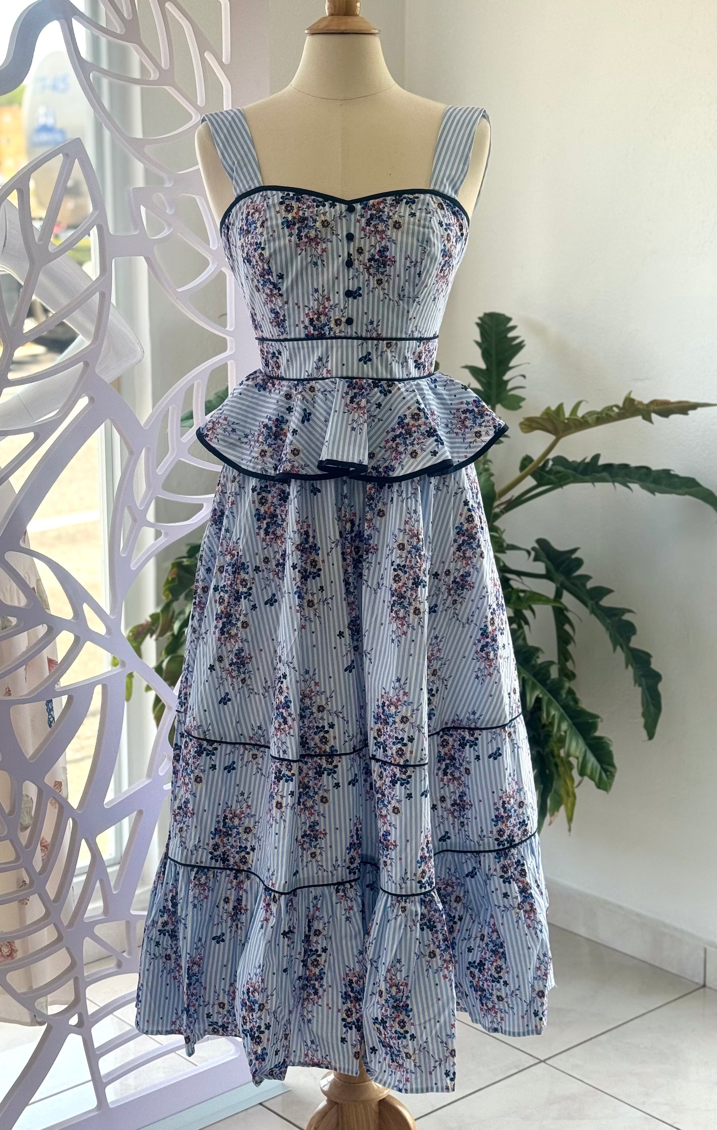 Blossom Peplum Dress