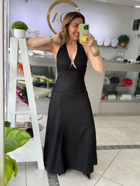 Astrid halter maxi