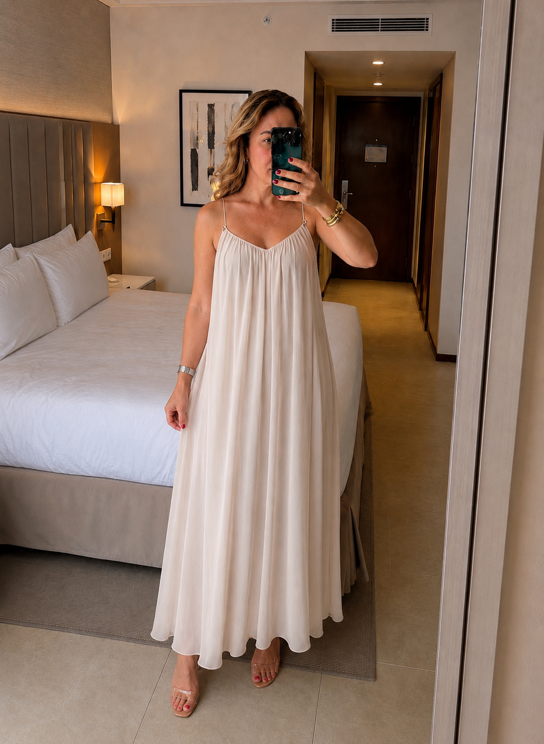 Blush Breeze Maxi Dress