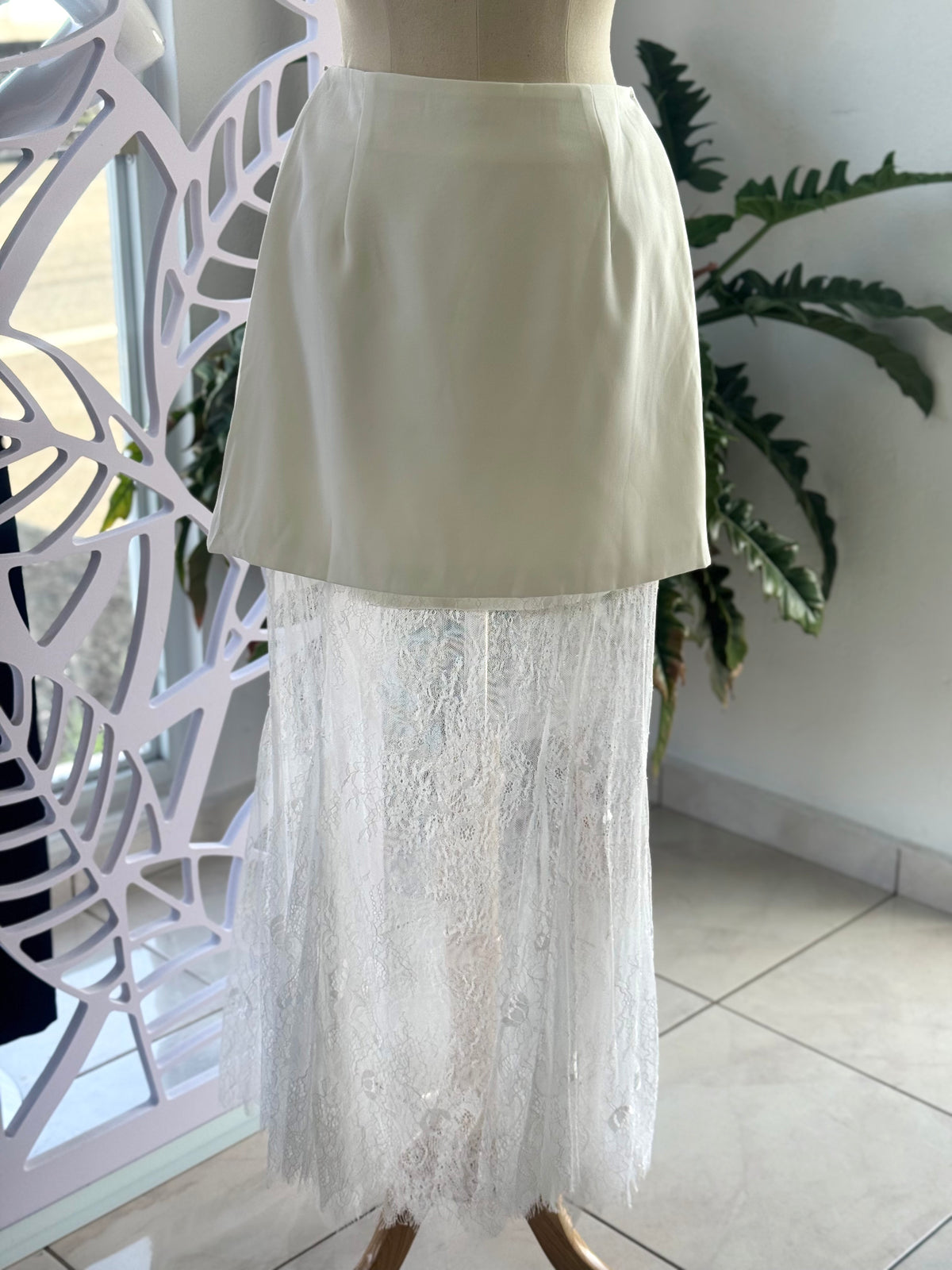 Grace in White Skirt