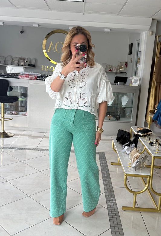 Sage mint  pant