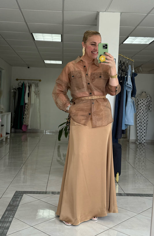 Leonor long skirt set