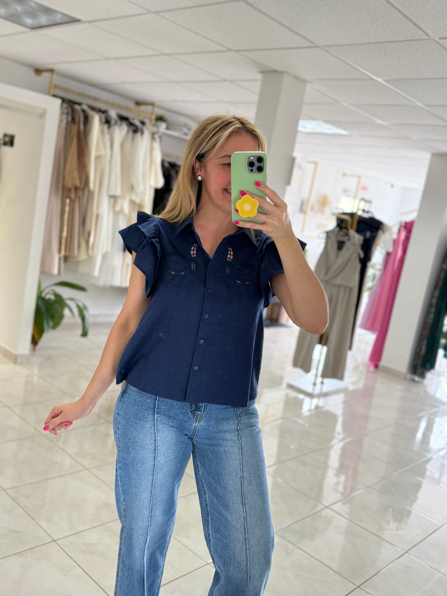 Lexi eyelet top