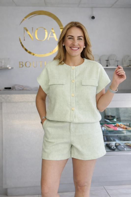 Bomber jacket short set